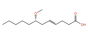 (4E,7S)-7-Methoxy-4-dodecenoic acid